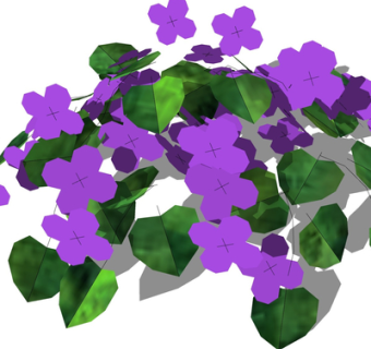 现代绿植花草su模型
