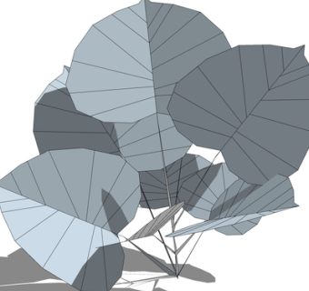 现代绿植花草su模型