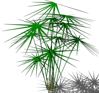 现代绿植花草su模型