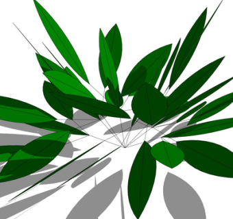 现代绿植花草su模型