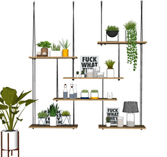 现代盆栽组合su模型