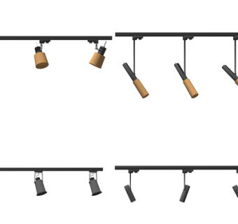 现代金属吊灯su模型