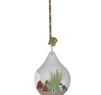 现代吊挂式盆栽su模型