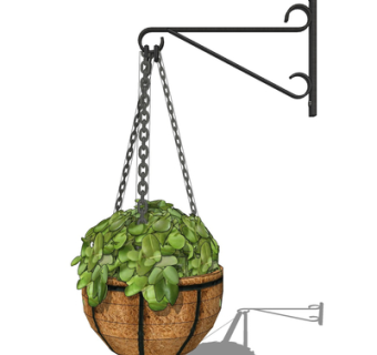 现代绿植盆栽su模型