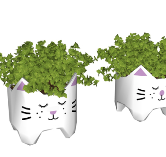 现代绿植盆栽su模型