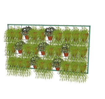 现代绿植盆栽su模型