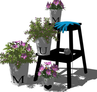 现代绿植盆栽su模型