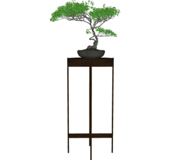 现代绿植盆栽su模型