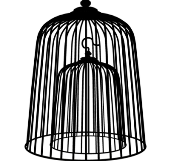 现代金属鸟笼su模型