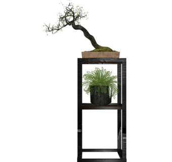 现代绿植盆栽su模型