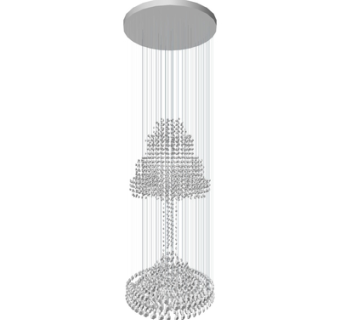 现代水晶吊灯su模型