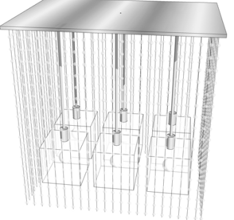 现代水晶吊灯su模型