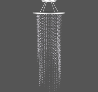 现代水晶吊灯su模型