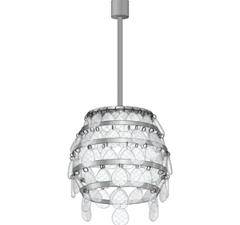 现代金属吊灯su模型