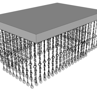 现代水晶吊灯su模型