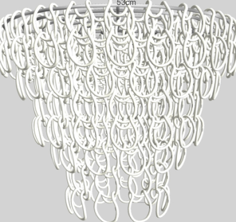 现代金属吊灯su模型