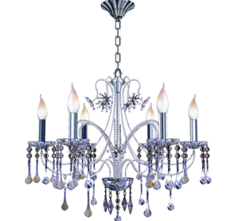 欧式烛台吊灯su模型