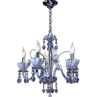 欧式水晶烛台吊灯su模型