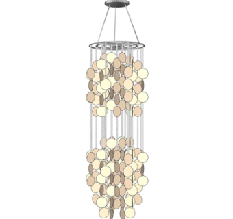 现代水晶吊灯su模型