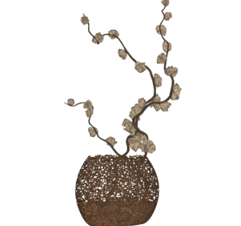 现代花瓶花卉su模型