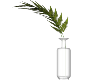 现代花瓶花卉su模型