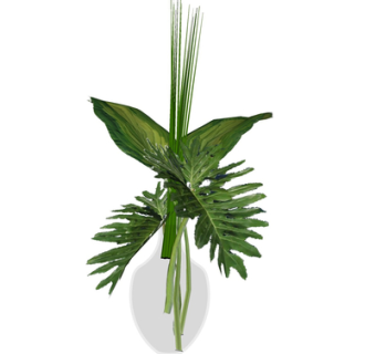 现代花瓶花卉su模型