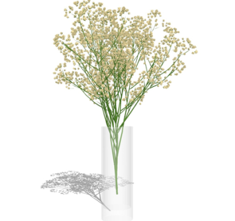 现代花瓶花卉su模型