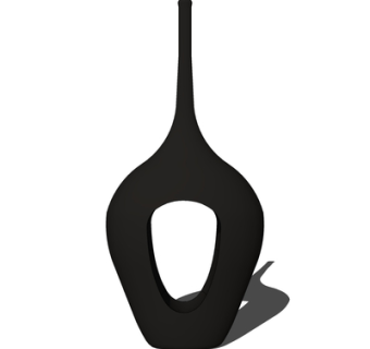 现代陶瓷花瓶su模型