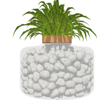 现代花瓶绿植su模型