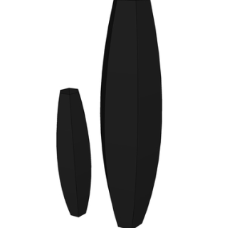 现代陶瓷花瓶su模型