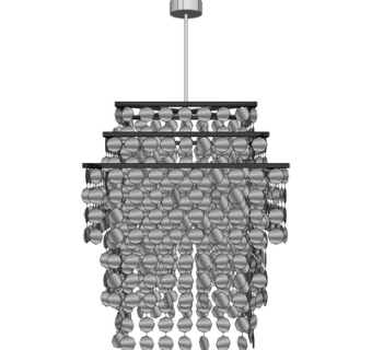 现代水晶吊灯su模型