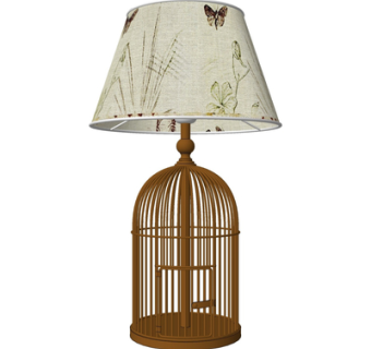 现代金属台灯su模型