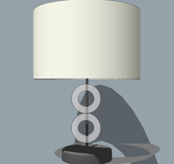 现代简约台灯su模型