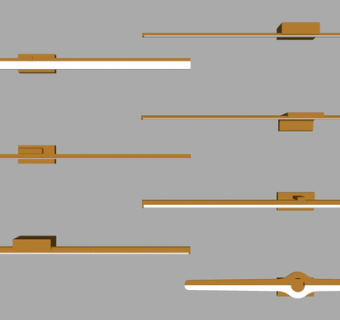 现代金属吊灯su模型