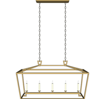 现代金属吊灯su模型