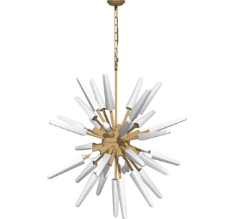 现代金属吊灯su模型