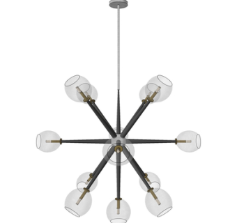 现代水晶吊灯su模型