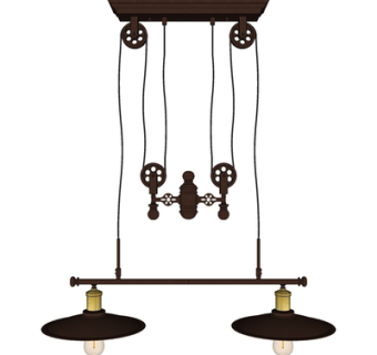 现代金属吊灯su模型