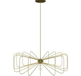 现代金属吊灯su模型