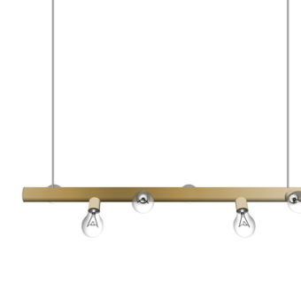 现代金属吊灯su模型