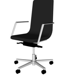 现代旋转办公椅su模型