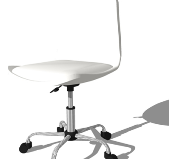 现代旋转办公椅su模型