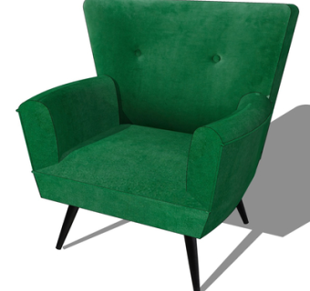 现代布艺休闲椅su模型