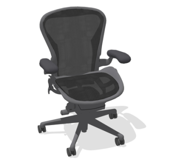 现代旋转办公椅su模型