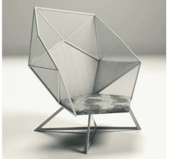 现代休闲椅su模型