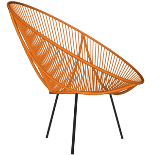 现代金属休闲椅su模型