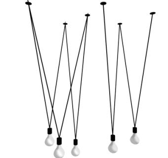 现代玻璃吊灯su模型