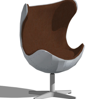 现代休闲椅su模型