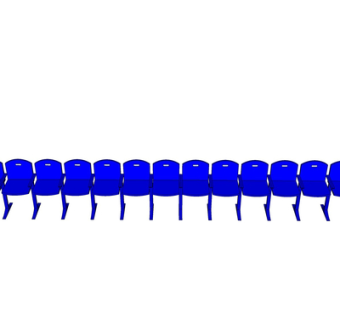 现代单椅组合su模型