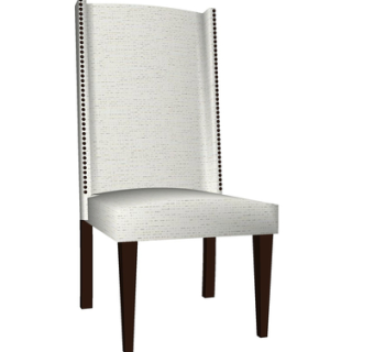 现代布艺单椅su模型